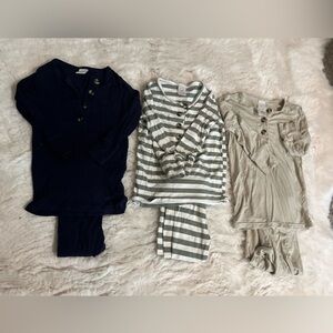 3 Lou Lou Baby Pajama Sets